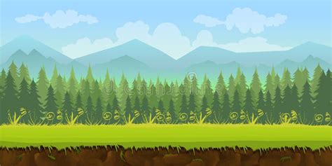 2d Forest Background