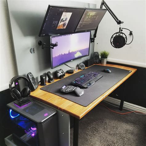 I've done some upgrading since.my last post | Home office setup, Gaming room setup, Room setup