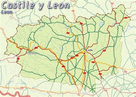 Map of Leon map for planning your holiday in Leon, Leon spain