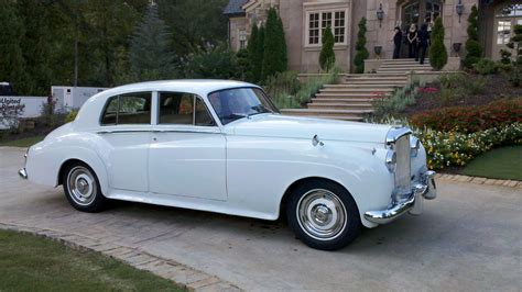 1956 White Bentley S-1 Vintage limousine Gallery « Atlanta's Vintage Wedding Transportation