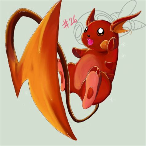 Raichu Shiny by tifov on DeviantArt