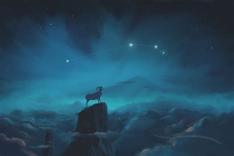 Aries Constellation Painting (Zodiac Set) by ShootingStarLogBook on DeviantArt