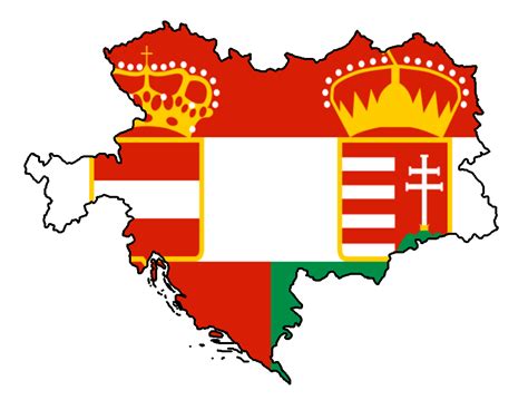 Austro-Hungarian Empire flag map by AmericanMapping on DeviantArt