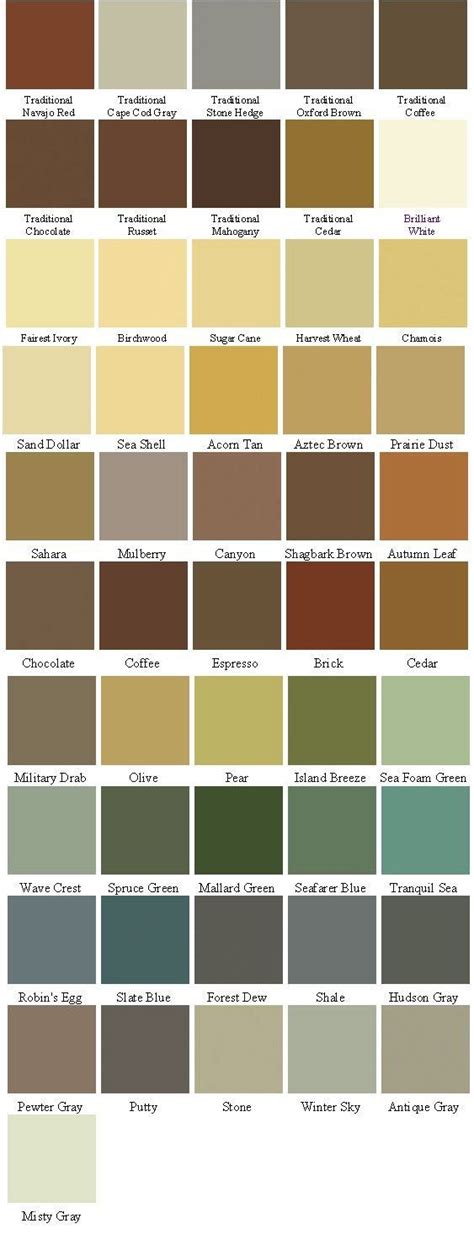 behr deck over paint color chart - Extend Webcast Bildergalerie