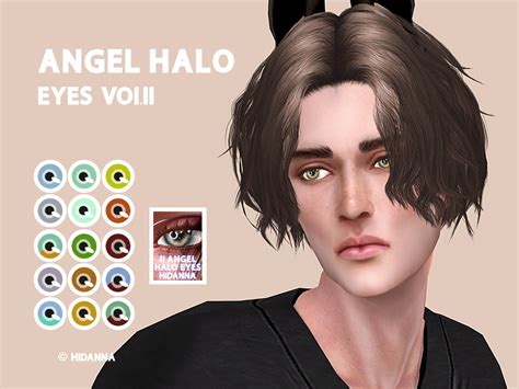 The Sims Resource - Angel Halo Eyes vol.ll (Face Paint) - HQ