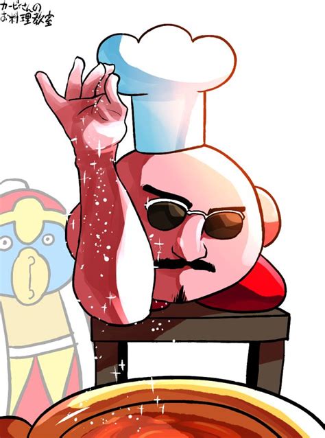 Cook Kirby | Salt Bae | Kirby memes, Smash bros funny, Kirby art