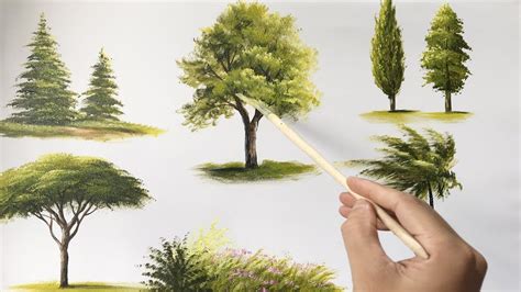 acrylic tree painting techniques - Isaias Yang