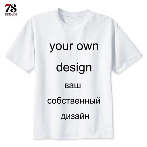 Your own Design Brand T Shirt Logo/Picture customize Short Sleeve DIY T shirt Plus Size Custom ...