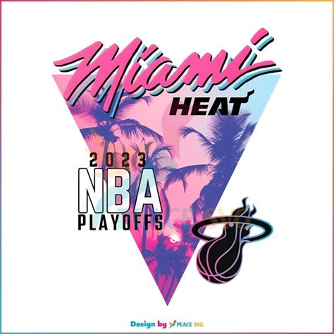 Miami Heat 2023 NBA Playoffs PNG » PeaceSVG