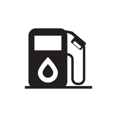 gas station logo vector design icon, this vector can be used for basic materials for making ...