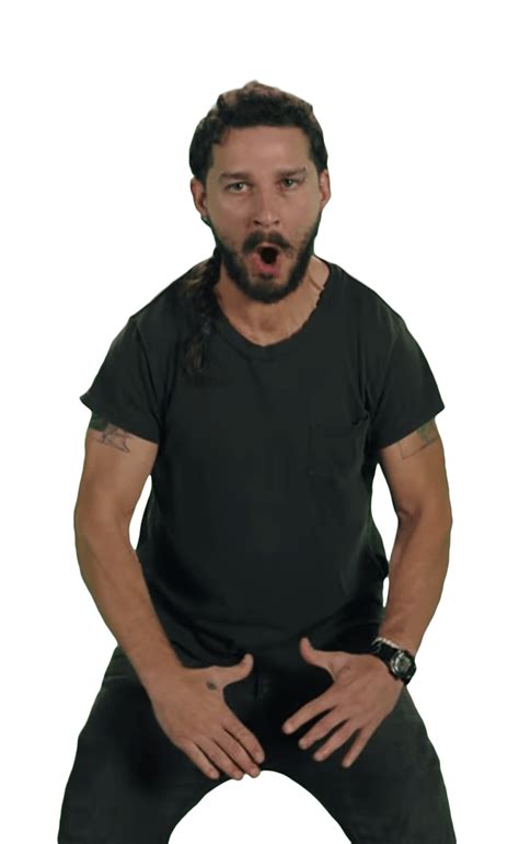 Just Do It Shia LaBeouf transparent PNG - StickPNG