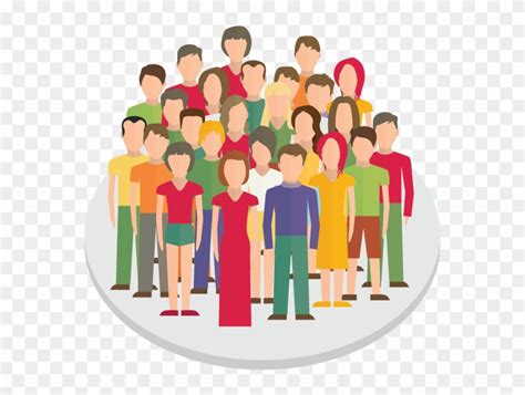 Crowd Clipart Person Icon - Group Of People Png, Transparent Png - 600x600(#219882) - PngFind