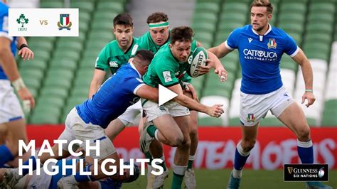 Six Nations Rugby | Highlights: Ireland v Italy