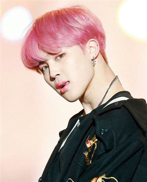 Pin by N on —bangtan | Jimin pink hair, Baby pink hair, Photoshoot bts