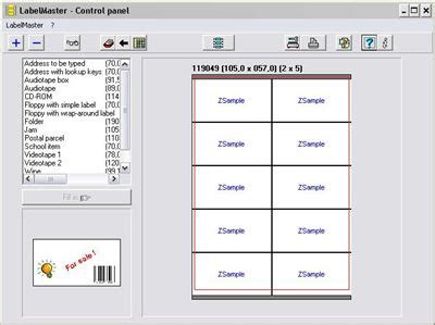 LabelMaster - Professional, very simple to use