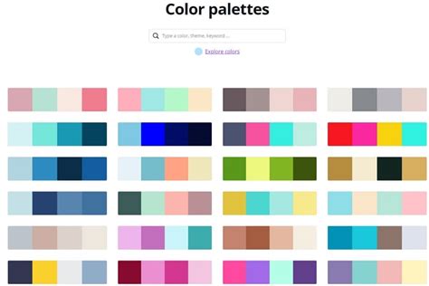 compañera de clases infinito pila canva color palette filtrar Injusto Propuesta