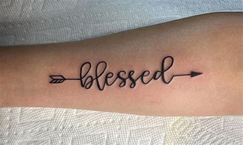 31 Inspiring Blessed Tattoos That Will Motivate You Everyday!