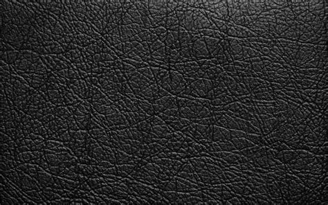 Download wallpapers black leather texture, close-up, leather textures, leather texture ...