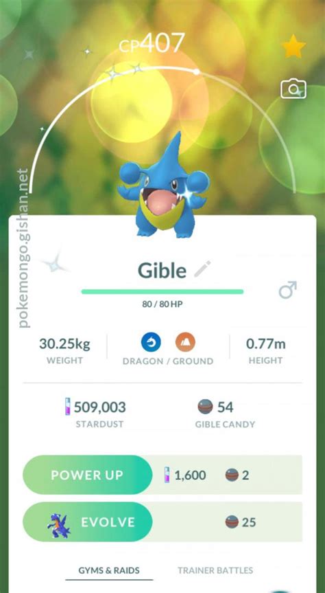 Shiny Gible - Pokemon Go