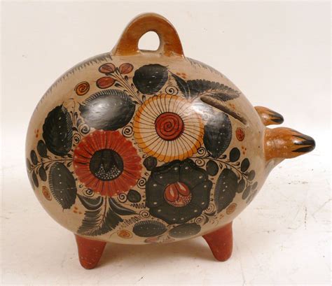 Five Mexican Pottery Animal Figures, 20th C., N9ENBA | Pottery animals, Mexican pottery, Pottery