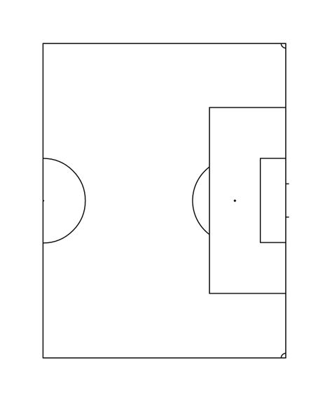 Free Soccer Field Template, Download Free Soccer Field within Blank Football Field Template ...