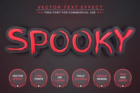 Spooky - Editable Text Effect, Font Style (2571730)