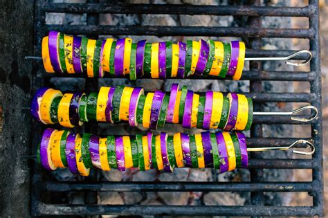 Campfire Grilled Ratatouille Kebabs | Fresh Off The Grid