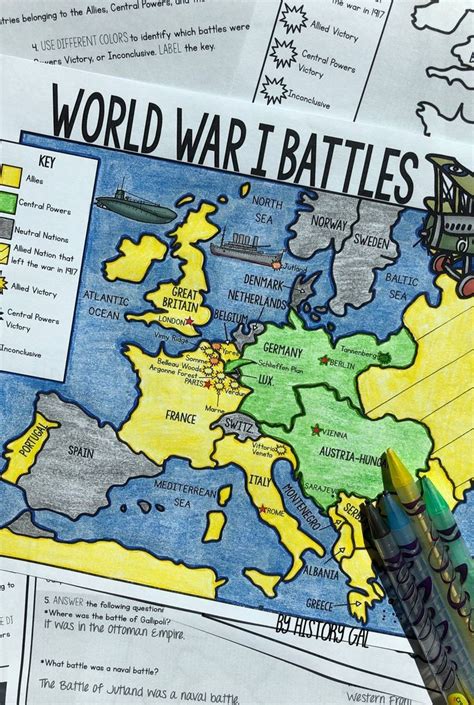 World War Ii Europe Map Worksheet Answer Key