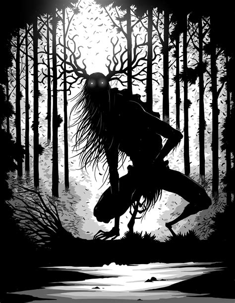 Shadow Creatures, Dark Creatures, Mythical Creatures Art, Mythological ...