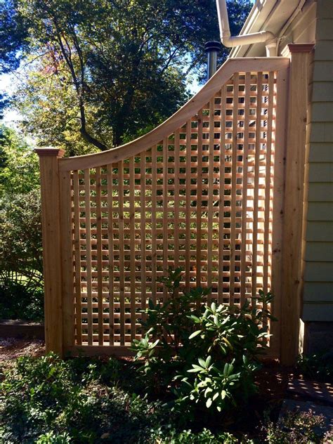 Fences | Lattice fence panels, Privacy fence designs, Backyard ...