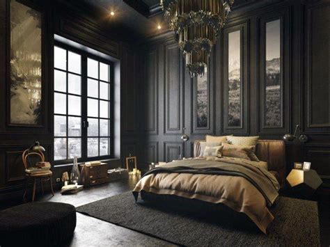 Top 50 Best Black Bedroom Design Ideas - Dark Interior Walls | Black bedroom design, Luxurious ...