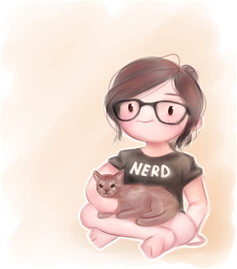 A Cute Nerd : r/drawing