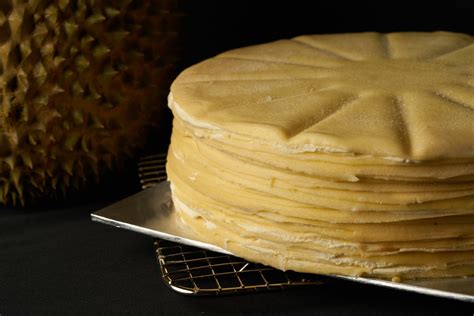 D24 Durian Mille Crepe Cake – ritzapplestrudel