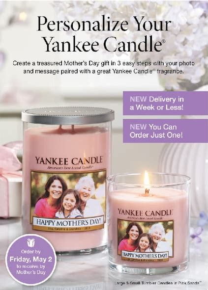 Frugal Fort Wayne: Yankee Candle: Personalized Candles for Mothers Day