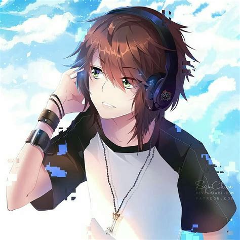 1920x1080px, 1080P Free download | Anime Boy Wearing Headphones, Anime Boy Gamer HD phone ...