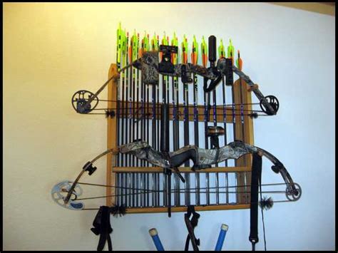 Wooden Bow Arrow Rack Plans PDF Plans