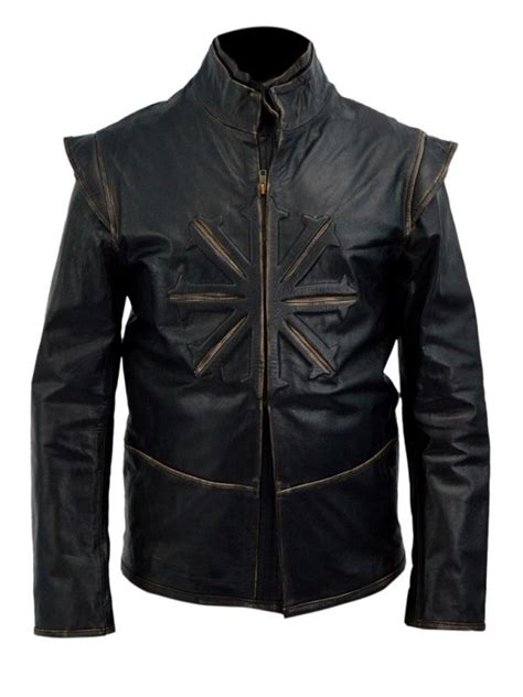 Luke Evans Dracula Untold Leather Jacket - AirBorne Jacket