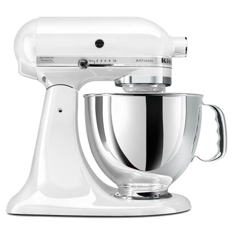 LittleKitchenShop: KitchenAid Stand Mixer Artisan Series 5-Quart In Black, Silver, Gray & White