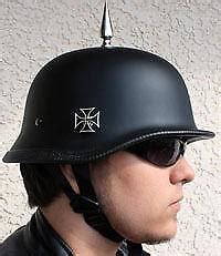 German Spike Motorcycle Helmet | eBay