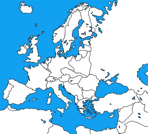 Europe 1930 Blank by TheTitanFan12 on DeviantArt