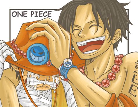 Luffy & Ace - One Piece Fan Art (25348301) - Fanpop