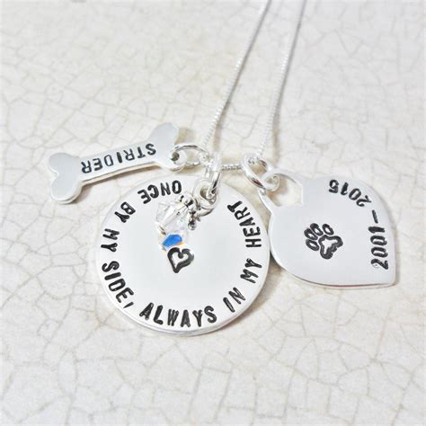 Pet Memorial Jewelry Pet Remembrance Jewelry Dog Jewelry - Etsy