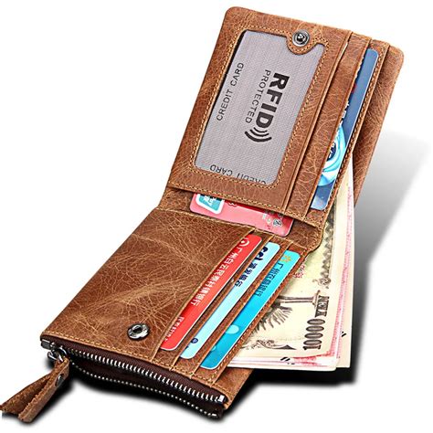 Men Wallet With Coin Bag Zipper Small Money Purses Mini Wallet New Design Dollar Slim Purse ...