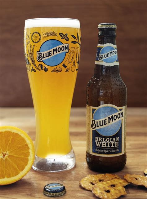 Blue Moon Beer Glass Design | Blue moon beer, Beer glass design, Blue moon