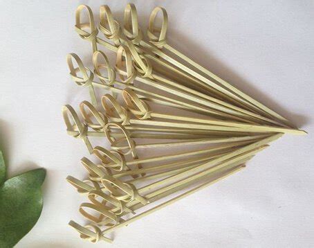 Knotted Bamboo Skewers Wholesale, Knot Picks Bulk