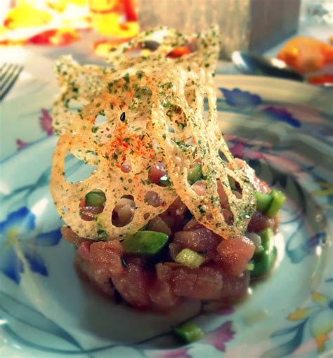 Ahi & Hamachi Tartare with Shiso Leaf & Ponzu - Pantry No. 7