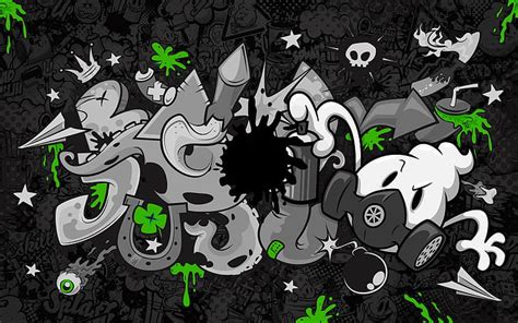 HD wallpaper: digital art, 1920x1200, Graffiti, gas mask, graffiti bedroom | Wallpaper Flare