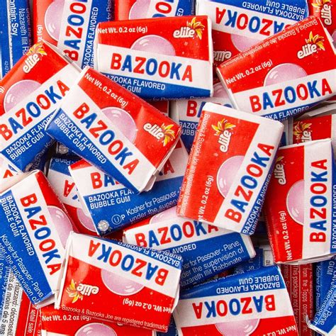 Elite Bazooka Bubble Gum Original • Gumballs, Bubble Gum & Chewing Gum • Bulk Candy • Oh! Nuts®