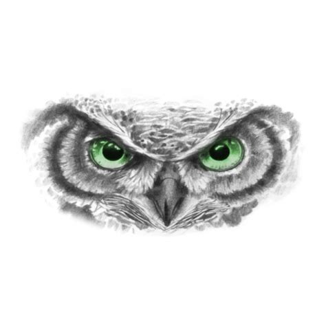 Owl Eyes Tattoo - Realistic Temporary Tattoos | Tattoo Icon – TattooIcon