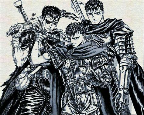 Various designs of Guts, I miss his other eye : r/Berserk